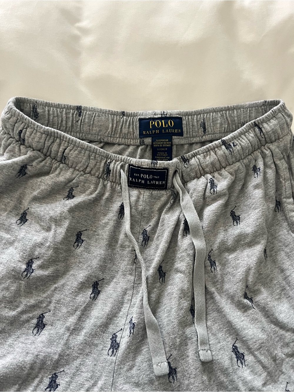 Polo Ralph Lauren Gray Logo Lounge Pants